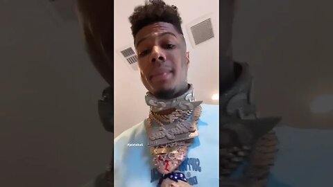 #blueface flexing his chains
