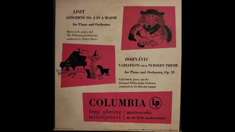 Dohnányi, Sir Malcolm Sargent, Liverpool Philharmonic Orchestra, Cyril Smith - A Nursery Theme