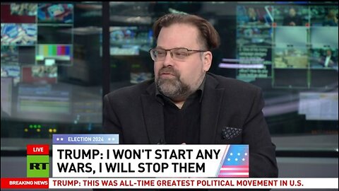 Will Trump honour his promise of peace in Ukraine, or 'end chaos' in Gaza Mark Sleboda ex-US Army