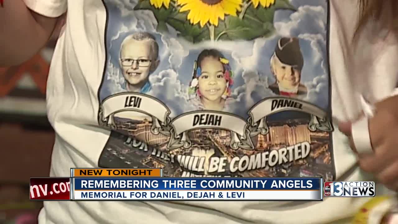 Candlelight memorial held for 3 children killed in Las Vegas