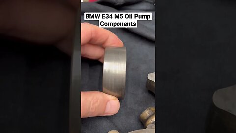 BMW E34 M5 Oil Pump Components #shorts #bmw #diy #bmwm5 #bmwe34 #restoration #mechanic #engine #cars