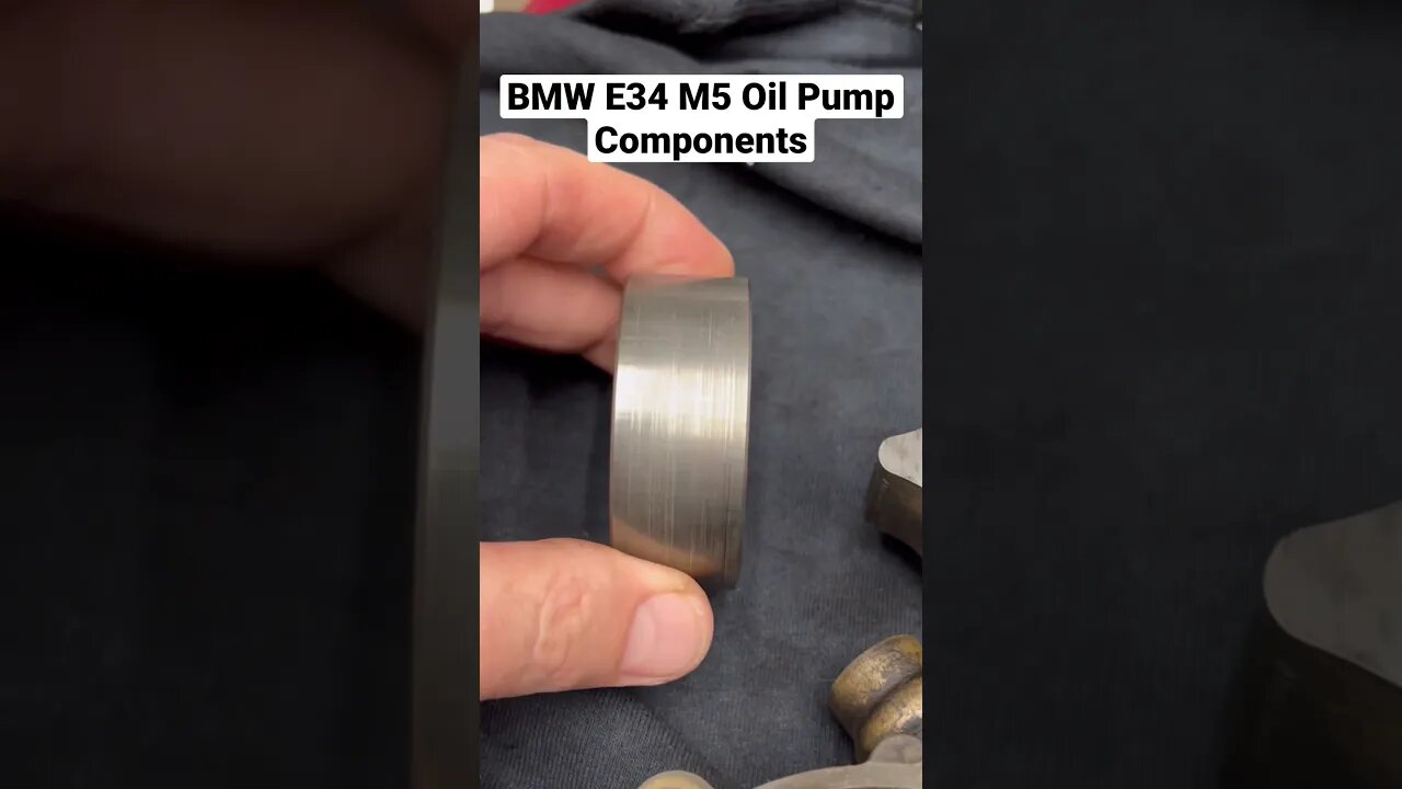 BMW E34 M5 Oil Pump Components #shorts #bmw #diy #bmwm5 #bmwe34 #restoration #mechanic #engine #cars