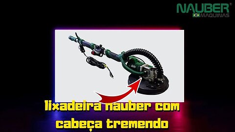 lixadeira girafa nauber com a cabeça vibrando resolvido