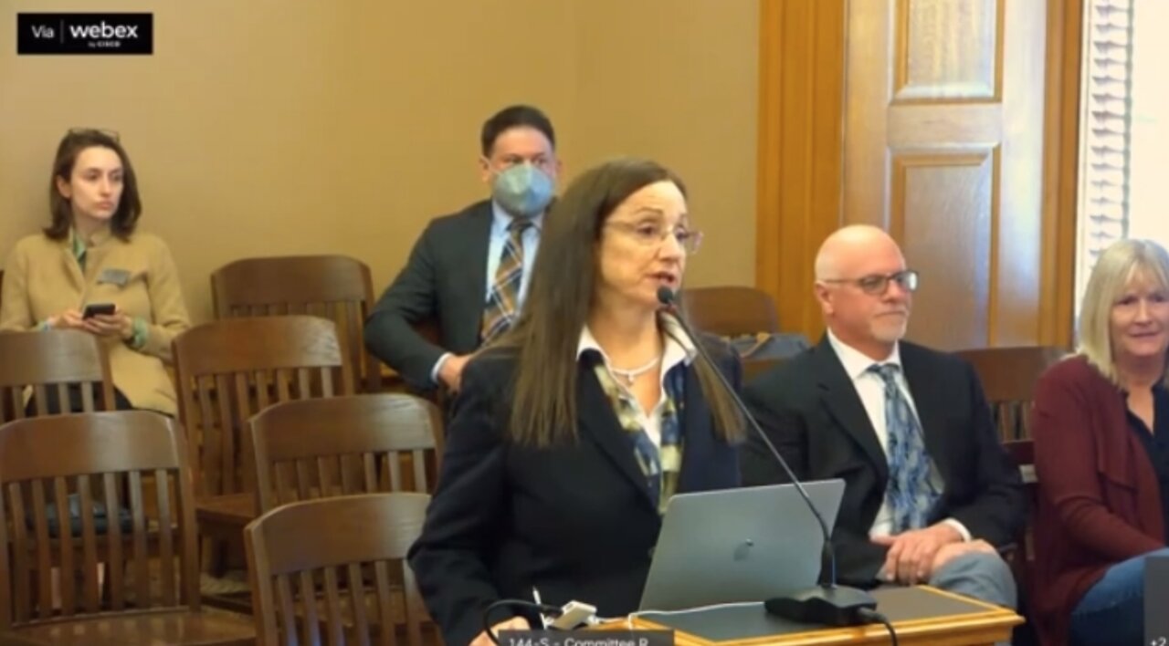 Maria Zack's Earth Shattering Testimony - Kansas Senate Hearing