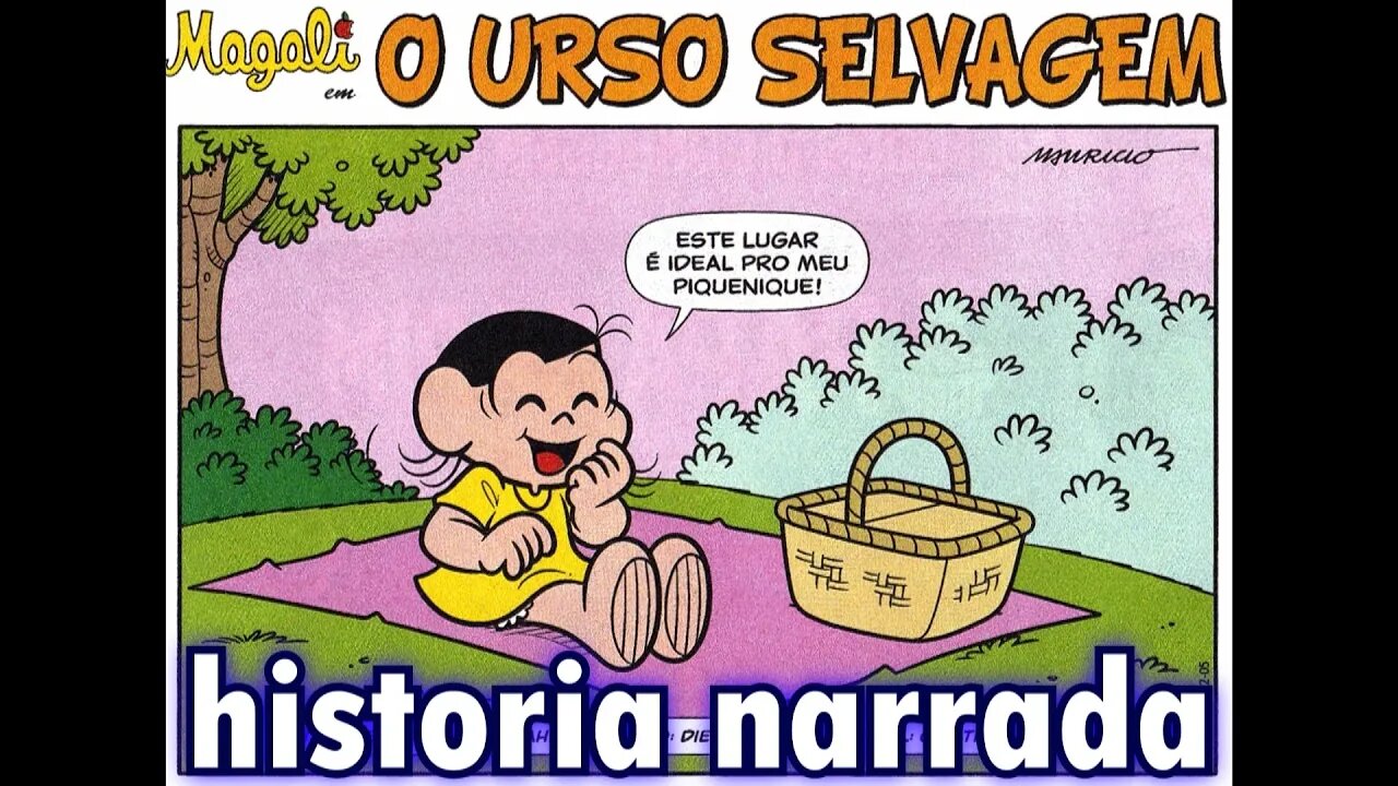 Magali em-O urso selvagem | Gibis do Rapha
