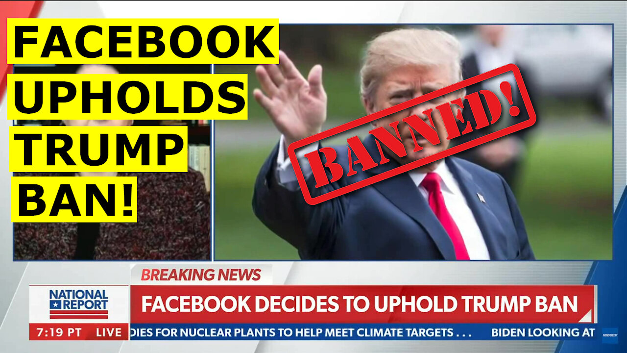 Donald Trump is still banned by Facebook.