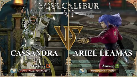 SoulCalibur VI — Shin Tengu (Cassandra) VS Amesang (Ariel Leåmas) | Xbox Series X Casual