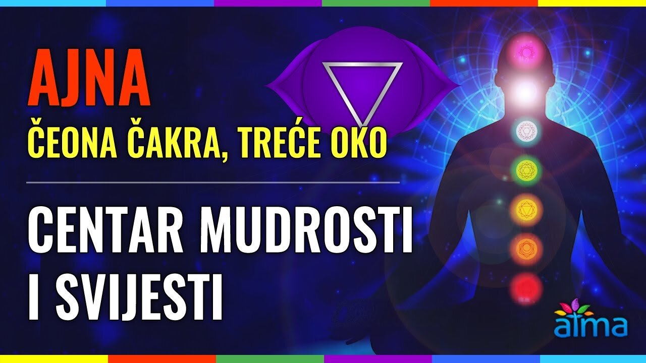 AJNA - ČEONA ČAKRA, TREĆE OKO (ŠESTA ČAKRA) - CENTAR MUDROSTI, INTUICIJE, VIZIJA I SVIJESTI