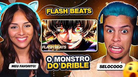 FLASH BEATS - Rap do Bachira (Blue Lock) - O Rei do Drible | [React em Casal] 🔥