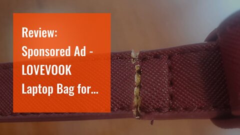 Review: Sponsored Ad - LOVEVOOK Laptop Bag for Women, Fashion Computer Tote Bag Large Capacity...