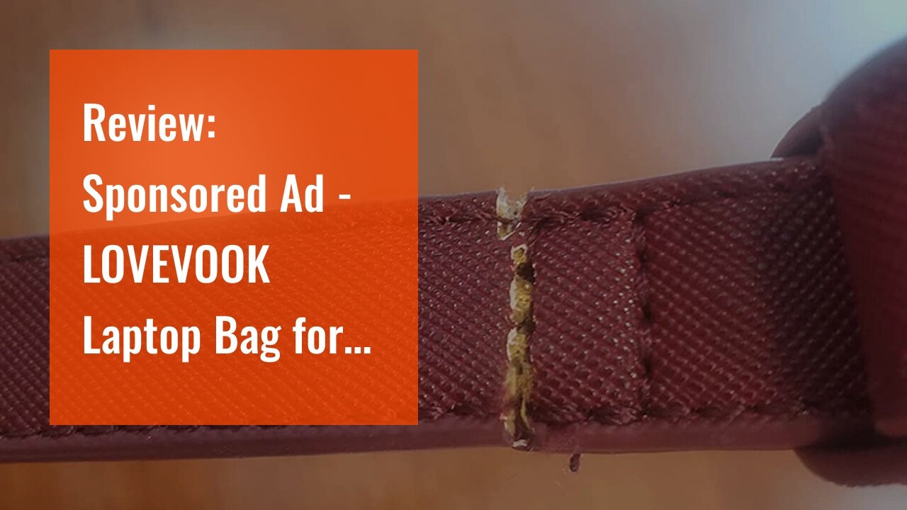 Review: Sponsored Ad - LOVEVOOK Laptop Bag for Women, Fashion Computer Tote Bag Large Capacity...