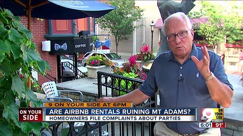 Airbnb rentals causing ruckus in Mount Adams