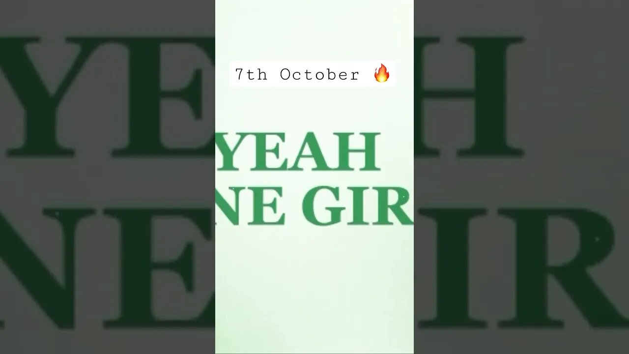 New music out 7th October!