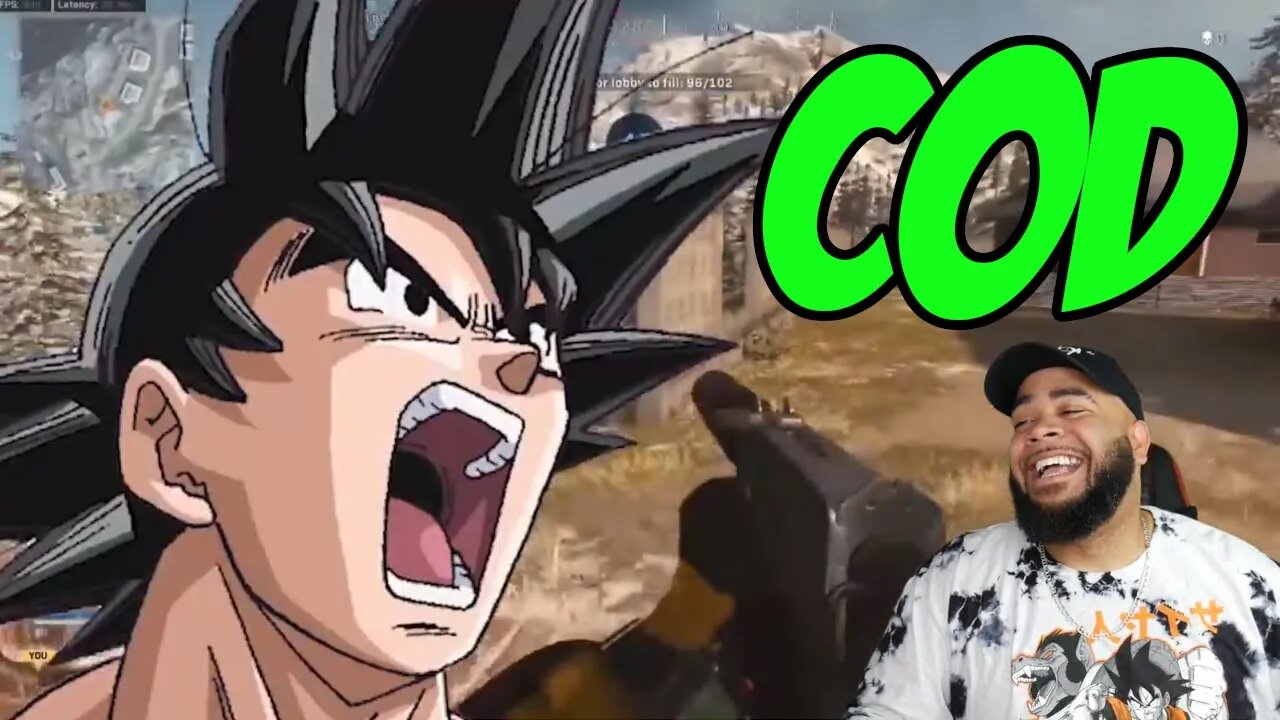 He sounds just like him Goku voice trolls in WARZONE Call of Duty!!