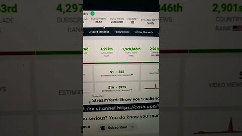 True Freeman Social Blade Analytics