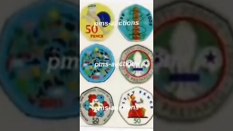 #RARE #ORIGINAL #COLOURCOINDECALS #50p #transparent #SERIESWITH #COA #tgbch #Hobby #changecheckercom