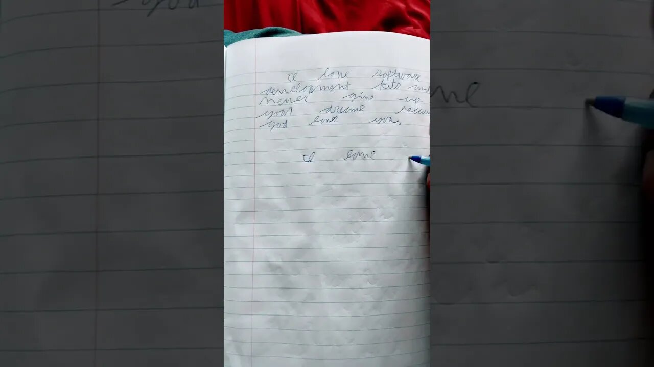 PEOPLE HATED MY CURSIVE BUT YET IT ONE THING AI CAN’T REPLICATE MY CURSIVE WRITING🥰🤣🤣🤣 #2023