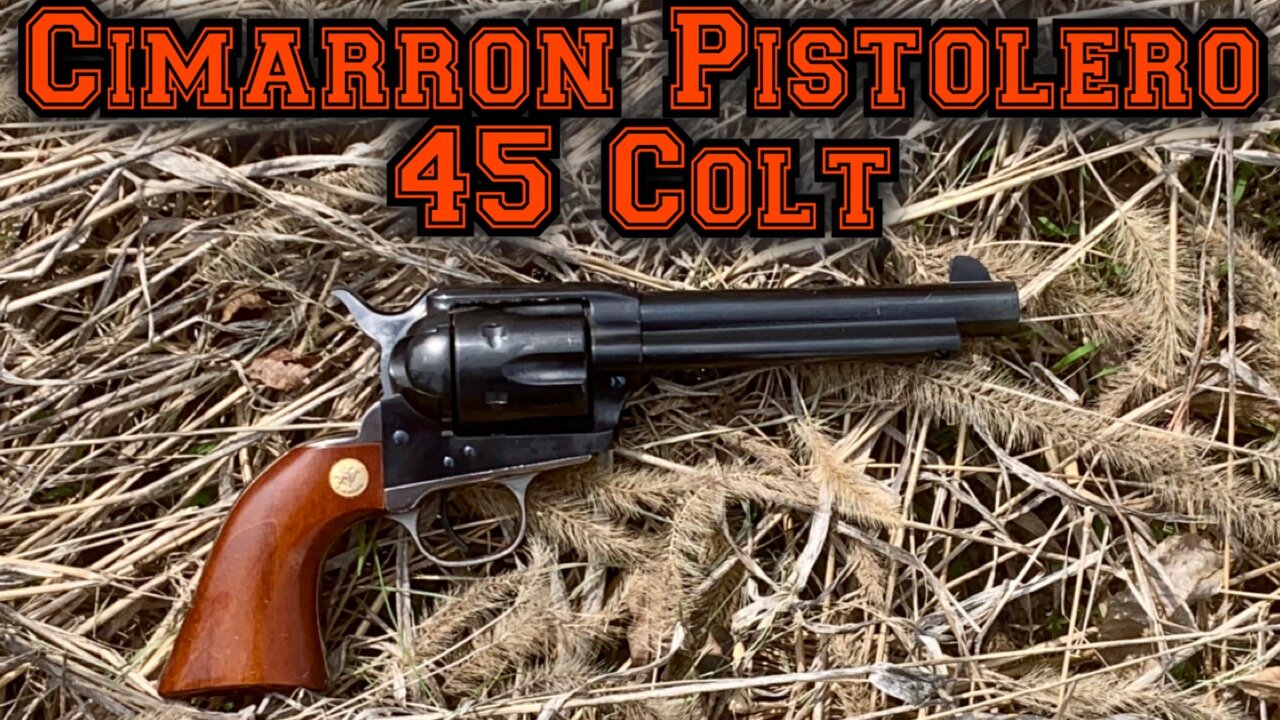 Cimarron Pistolero 45 Colt Single Action Revolver First Shots (1873 Colt Clone)