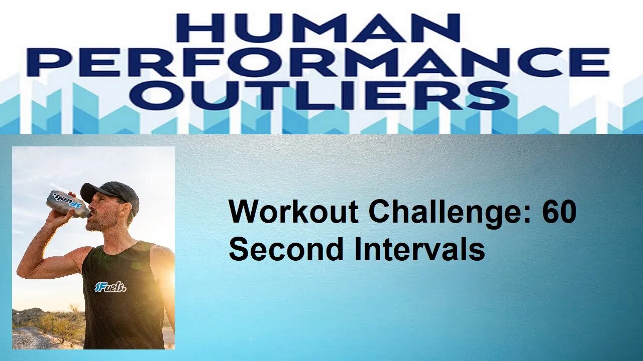 Workout Challenge: 60 Second Intervals