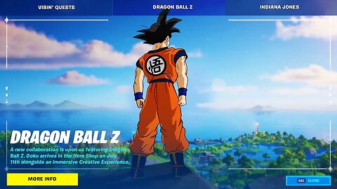 New DRAGON BALL Z Event in Fortnite!