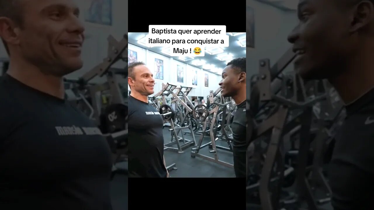 Baptista quer aprender italiano para conquistar a Maju ! #shorts