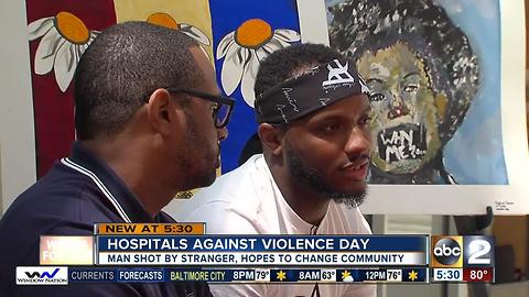 Sharing the horror of being shot, to raise awareness, hospitals unite against violence