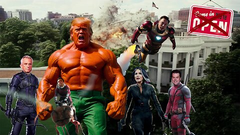 Ghost Town NYC – Orange Hulk Ready to Smash D.C. Corruption as America's Trump Avengers Assemble