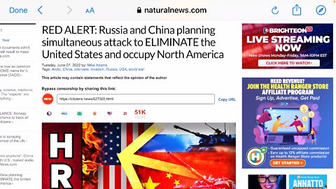 China and Russia will invade America, China will invade Taiwan first