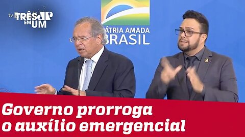 Auxílio emergencial terá mais duas parcelas