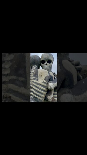 Unveiling the Dark History of Statues of Embrace in a Field #Shorts