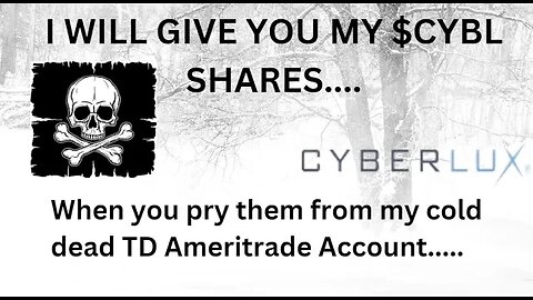 $CYBL TO PROVIDE WEEKLY UPDATES ON CE STATUS! - HOLDING STRONG