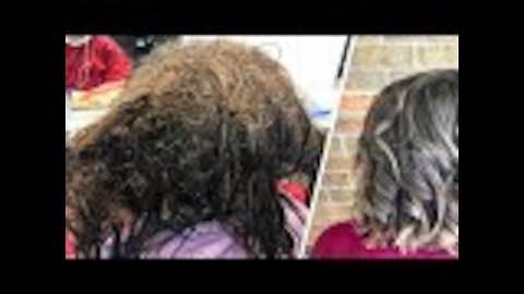 Teen Suffering From Depression Spends Two Days In The Stylist’s Chair For a Dramatic Transformation