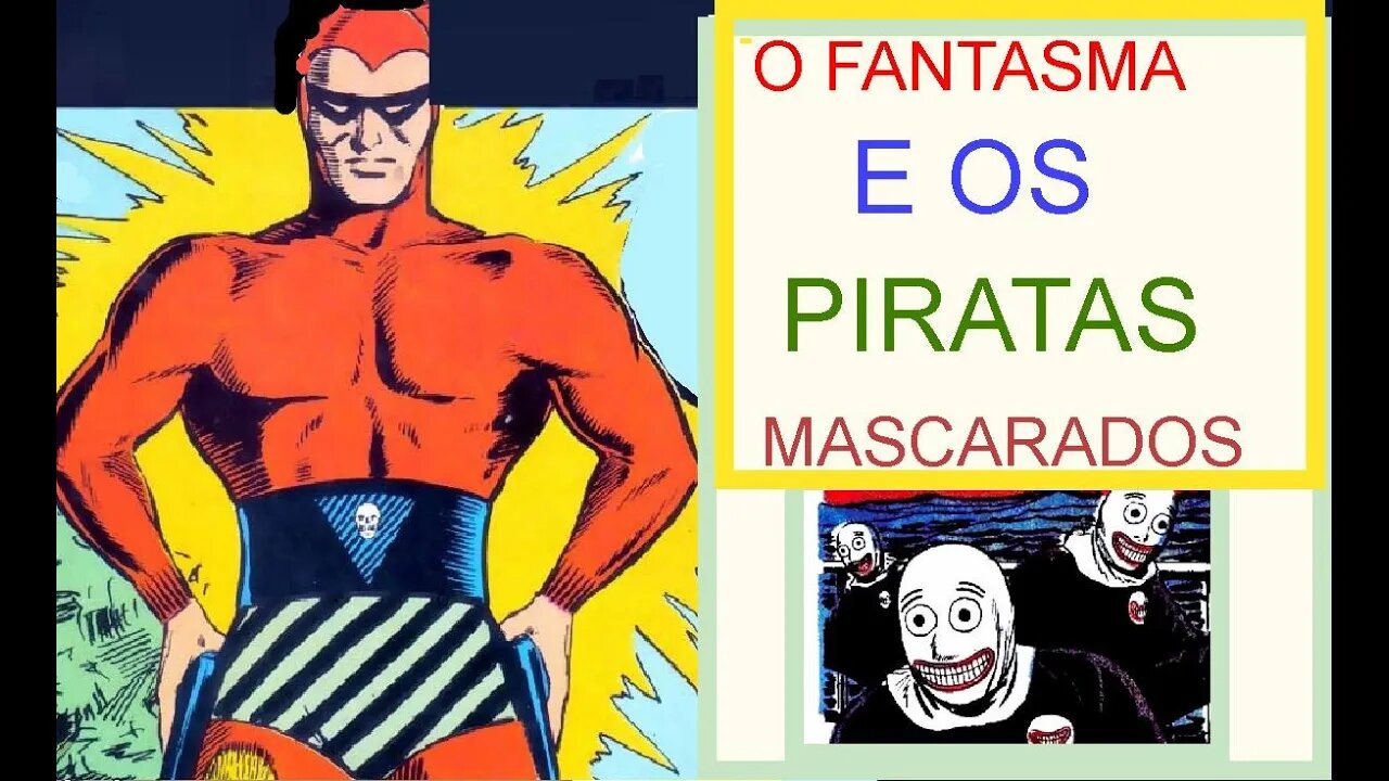 O FANTASMA E OS PIRATAS MASCARADOS #museudogibi #gibi #quadrinhos #historieta