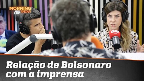 Como Guga Noblat e Renata Barreto veem a relação de Bolsonaro com a grande imprensa