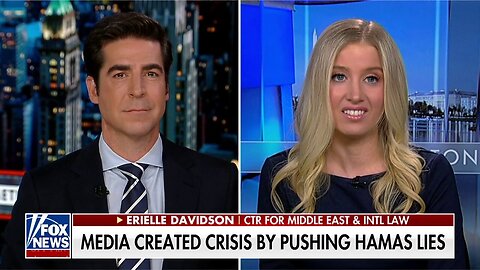 Erielle Davidson: Mainstream Media's World View Is That Israel Has To Be The Villain