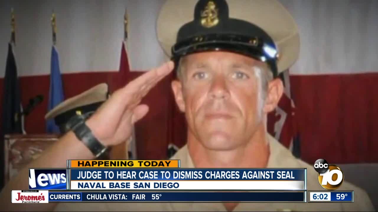 Attorneys look to have charges against Navy SEAL dismissed