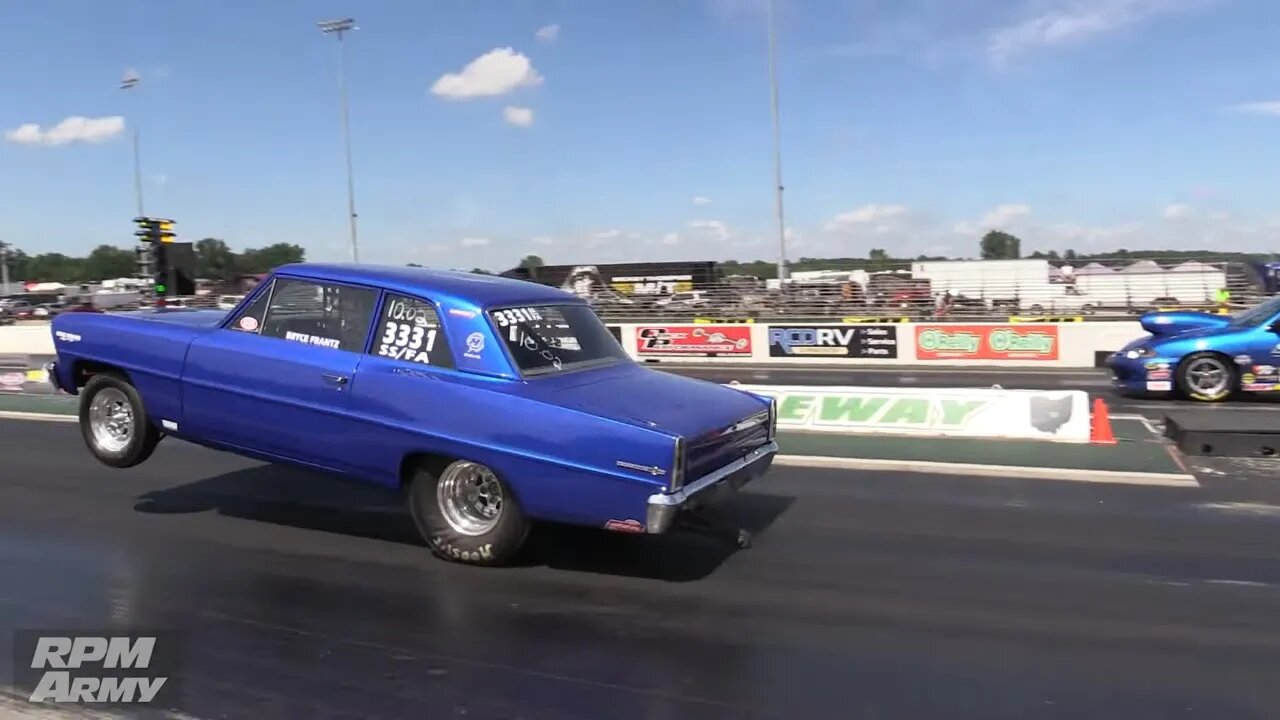 Super Stock Chevy Nova Wheelstand LODRS