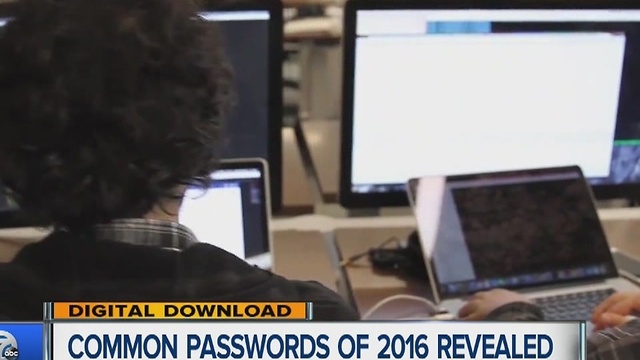 Most common passwords of 2016 revealed