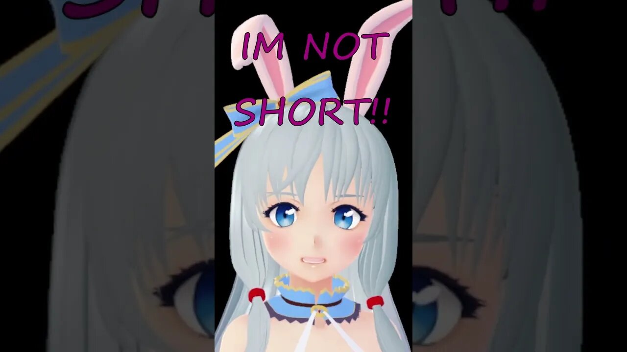 IM NOT SHORT OKAY 😤 #shorts #vtuber #envtuberclip #bunnyvtuber #memes #vtuberuprising #bunny