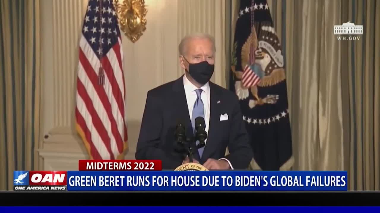 Green Beret Runs For U.S. House Due To Biden's Global Failures