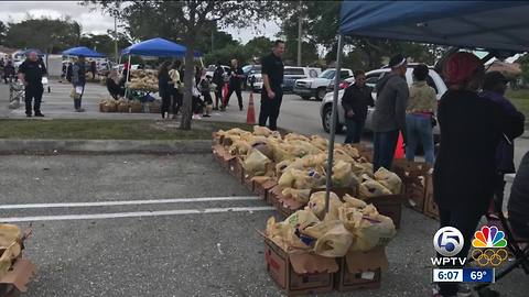 Annual Farm Share Food Distribution held on Saturday in West Palm Beach
