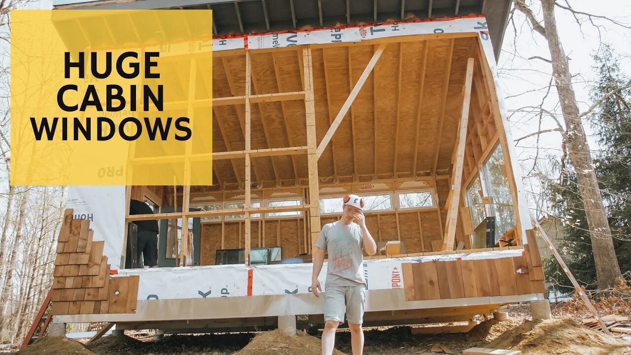Fixing Cabin MEGA Wall (😭) - Cabin Build Ep.28