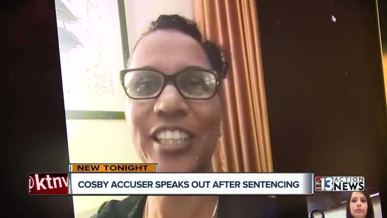 Bill Cosby accuser speaks out after sentencing