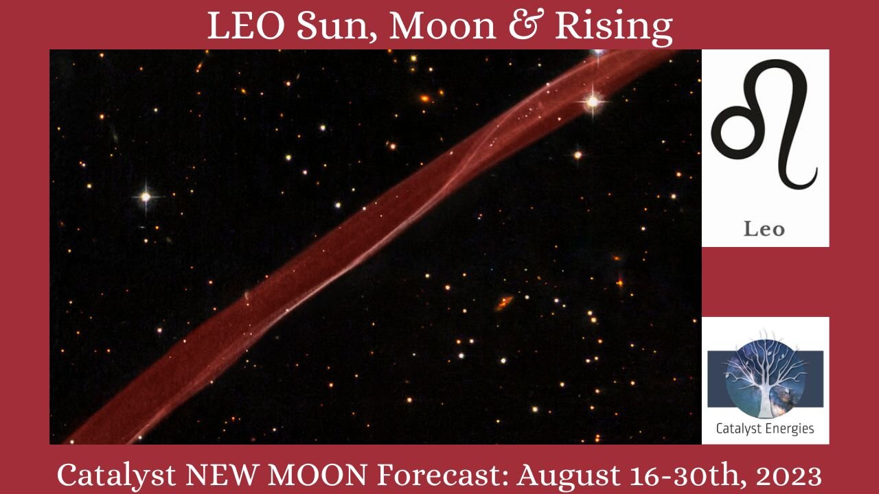 LEO Sun, Moon & Rising - Catalyst NEW MOON Forecast: August 16-30th, 2023