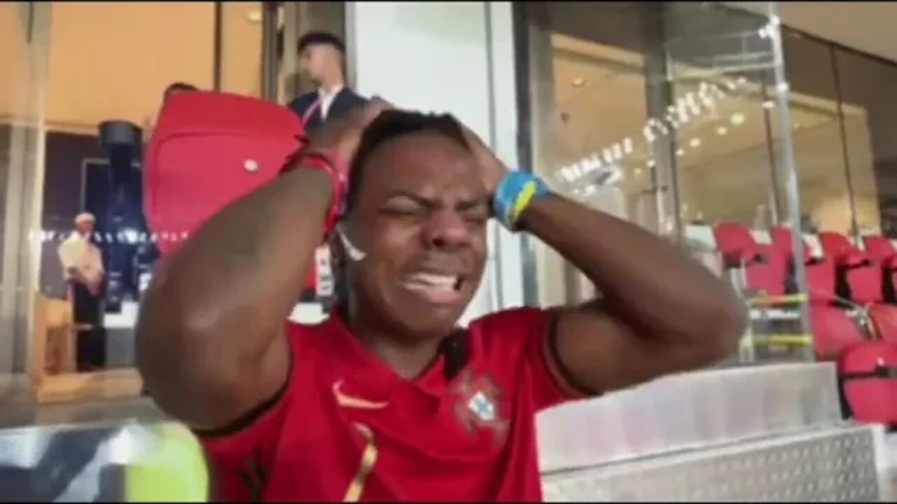 IShowSpeed's reaction to Morroco beating Portugal #shorts #ishowspeed #tiktokviral