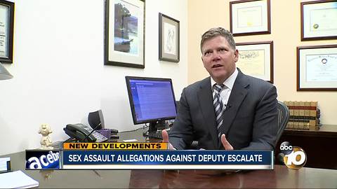 Sexual assault allegations against deputy escalate