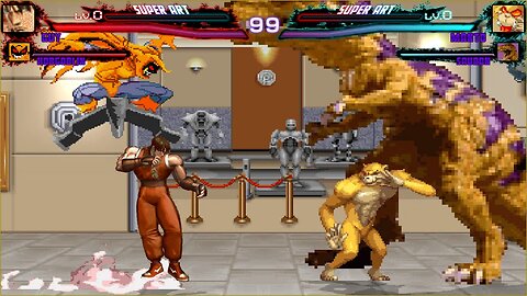 Mugen: Guy/Hobgoblin vs Manto/Sauron (Primal Rage)