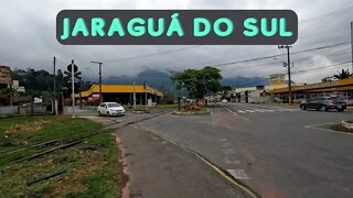 Centro de Jaraguá do Sul, da Rede Feminina até o Forte Atacadista, na Vila Baependi