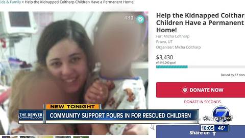 Community support pours in for rescued children