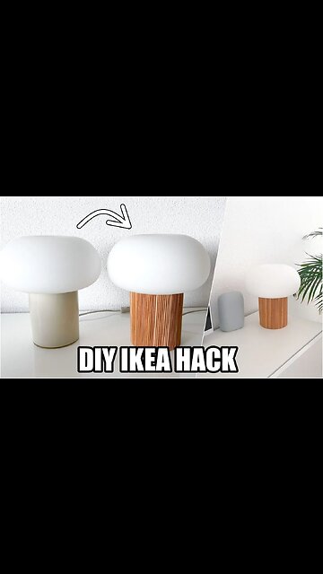 DIY IKEA HACK - Cute Lamp Make Over Idea